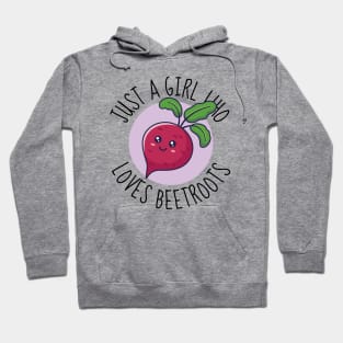 Just A Girl Who Loves Beetroots Cute Beetroot Hoodie